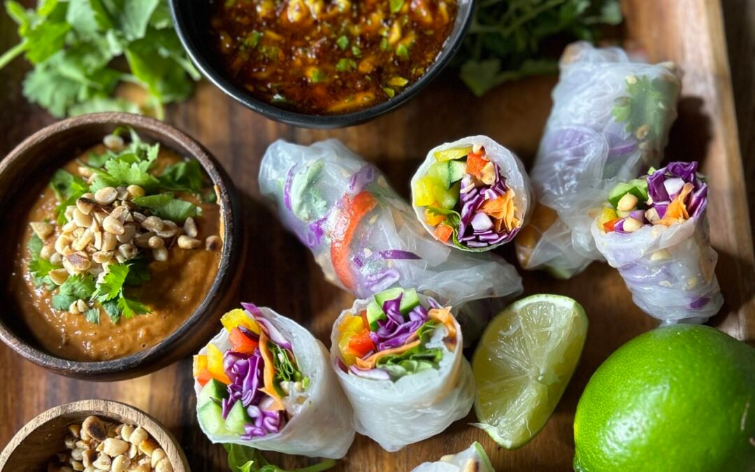 Embrace Fresh Summer Produce: Salad Rolls with Mango and Avocado